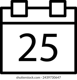Calendar icon symbol vector image