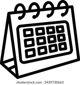 Calendar icon symbol vector image