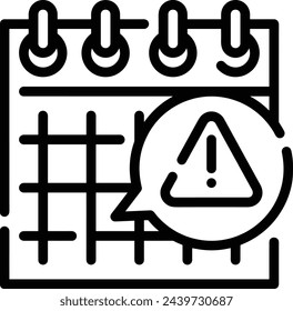 Calendar icon symbol vector image