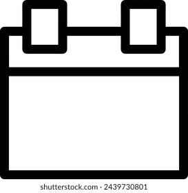 Calendar icon symbol vector image