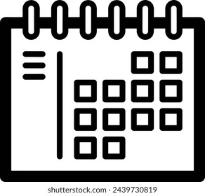 Calendar icon symbol vector image