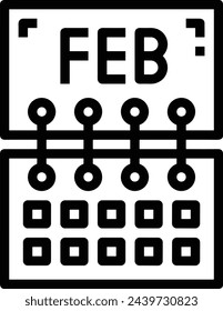 Calendar icon symbol vector image