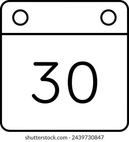 Calendar icon symbol vector image