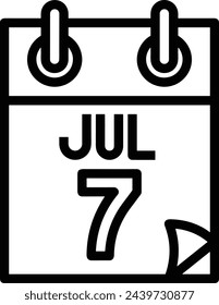 Calendar icon symbol vector image