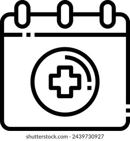 Calendar icon symbol vector image