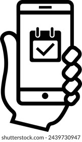 Calendar icon symbol vector image