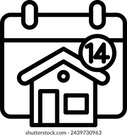 Símbolo de icono de calendario imagen vectorial