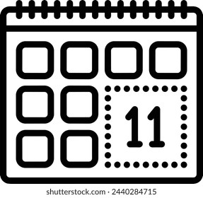 Calendar icon symbol vector image