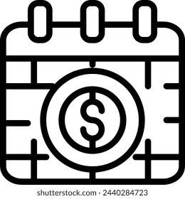 Calendar icon symbol vector image