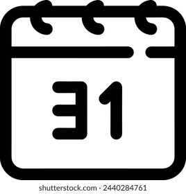 Calendar icon symbol vector image