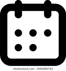 Calendar icon symbol vector image