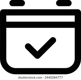 Calendar icon symbol vector image
