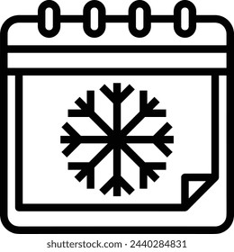 Calendar icon symbol vector image