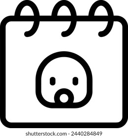 Calendar icon symbol vector image