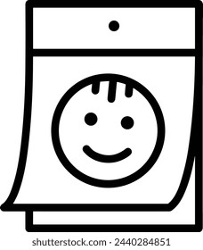 Símbolo de icono de calendario imagen vectorial