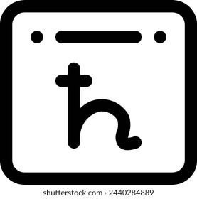 Calendar icon symbol vector image