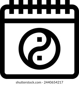 Símbolo de icono de calendario imagen vectorial