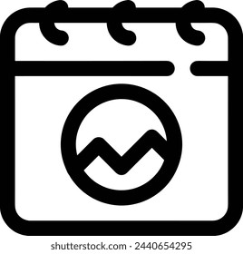 Calendar icon symbol vector image