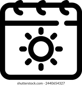 Calendar icon symbol vector image