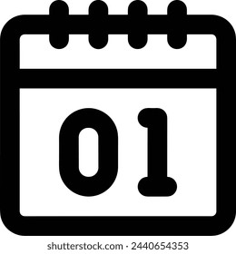Calendar icon symbol vector image