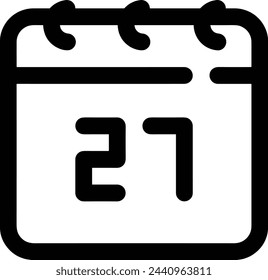 Calendar icon symbol vector image