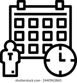 Calendar icon symbol vector image