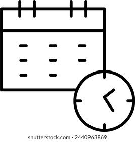 Calendar icon symbol vector image