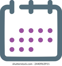 Calendar icon symbol vector image