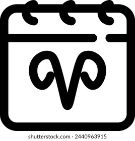 Calendar icon symbol vector image