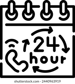 Símbolo de icono de calendario imagen vectorial