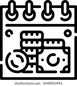 Vektorgrafik des Kalendersymbol
