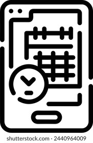 Calendar icon symbol vector image