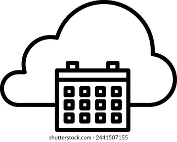 Calendar icon symbol vector image