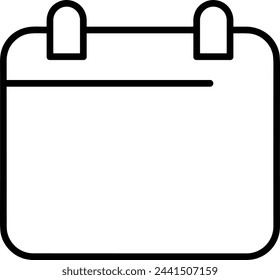 Calendar icon symbol vector image