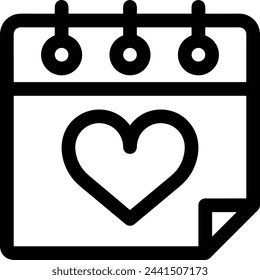 Símbolo de icono de calendario imagen vectorial