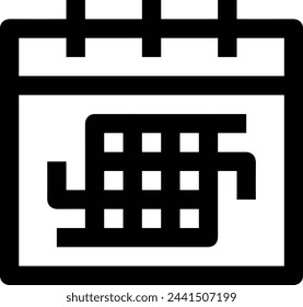 Vektorgrafik des Kalendersymbol