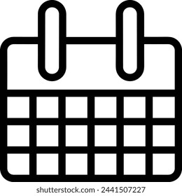 Calendar icon symbol vector image