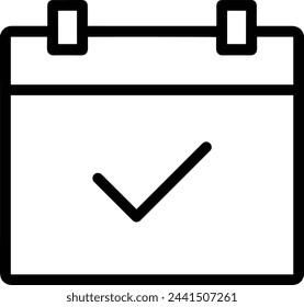 Calendar icon symbol vector image