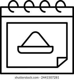 Vektorgrafik des Kalendersymbol