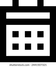 Calendar icon symbol vector image
