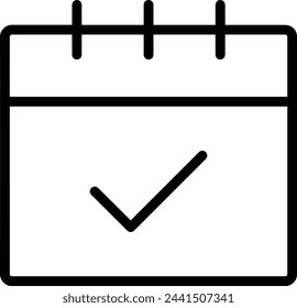 Calendar icon symbol vector image