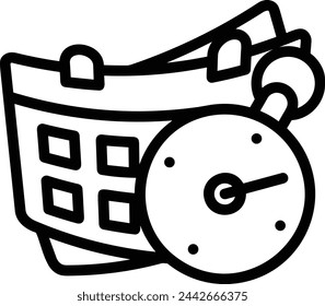 Calendar icon symbol vector image