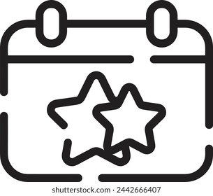 Vektorgrafik des Kalendersymbol