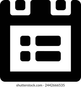 Vektorgrafik des Kalendersymbol