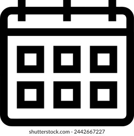 Vektorgrafik des Kalendersymbol