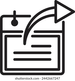 Calendar icon symbol vector image