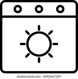 Calendar icon symbol vector image