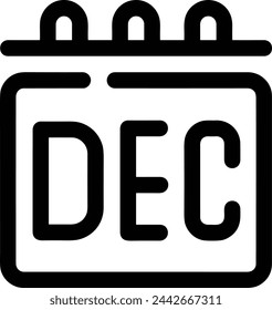 Símbolo de icono de calendario imagen vectorial