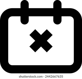 Calendar icon symbol vector image