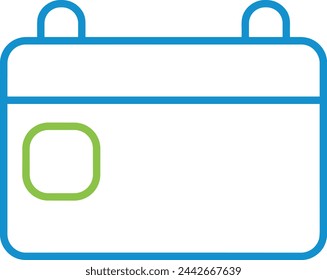 Calendar icon symbol vector image